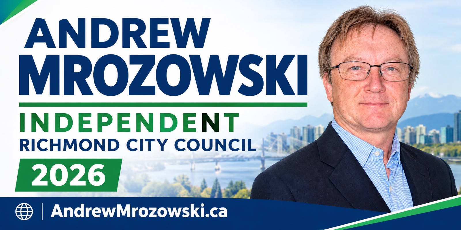 Andrew Mrozowski, independent candidate for Richmond City Council 2026